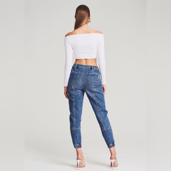 Retrofête Carter Pant NWT Sizes 25 & 26 Dark Bluejay MSRP $325 - Picture 3 of 9